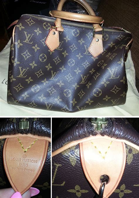 louis vuitton speedy bag fake